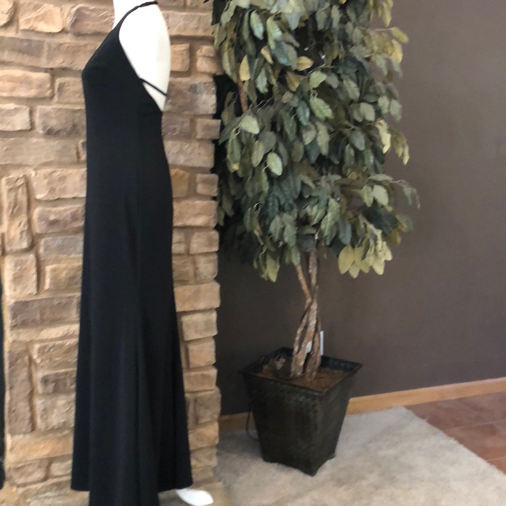 Badgley Mischka Black Maxi Dress - Picture 5 of 8